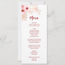 Invitación Flor de cerezo rosa blanco boda   