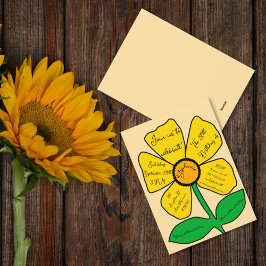 Invitación Flor de doodle de oro beige 50 cumpleaños