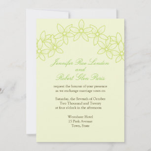 Invitación Flor De Flor En El Jardín De Novias Y Madres