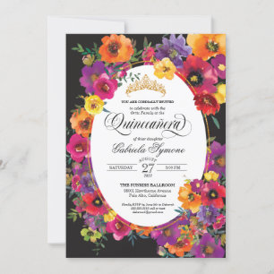 Invitación Flor de flores de Fiesta brillante Flor Flor Flora