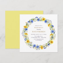 Flor de flores silvestres de lavanda amarilla azul