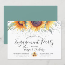 Flor de girasol de primavera | Parte de compromiso