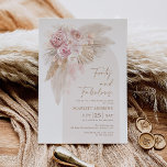 Invitación Flor de hierba Rustic Boho Pampas 40 cumpleaños<br><div class="desc">El césped de pampas y las invitaciones florales de color rugoso botánico son el toque perfecto para su 40 cumpleaños con temática boho. Personalice la invitación con sus detalles y si desea reorganizar el estilo y la ubicación del texto,  pulse el botón "Haga clic para más personalizares".</div>