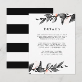 Invitación Flor de luna | Alojamiento de detalles de invitado