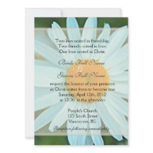 Flor de margarita blanca pura boda cristiana