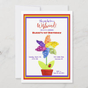 Invitación Flor de Molinete