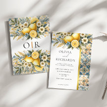 Flor de mosaico mediterránea Positano limón