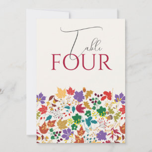 Invitación Flor de prado de mostaza de primavera Número de me