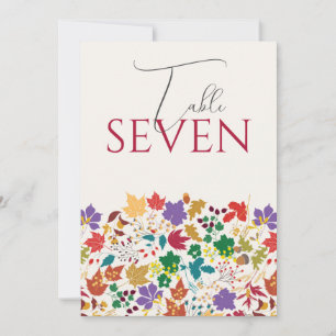 Invitación Flor de prado de mostaza de primavera Número de me