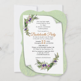 Invitación Flor de primavera de solsticio de verano