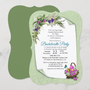Invitación Flor de primavera de verano