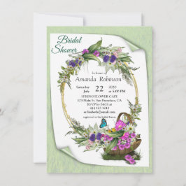 Invitación Flor de primavera de verano