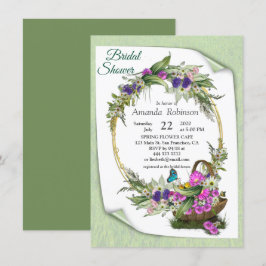 Invitación Flor de primavera de verano