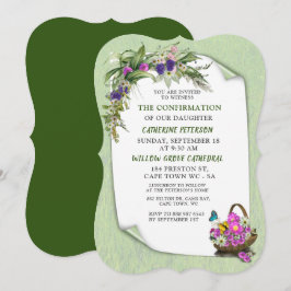 Invitación Flor de primavera de verano