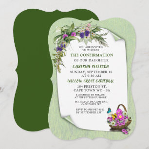 Invitación Flor de primavera de verano