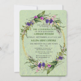 Invitación Flor de primavera de verano