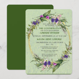 Invitación Flor de primavera de verano