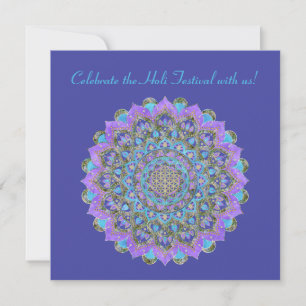 Invitación Flor De Vida - Mandala Estilo India 2