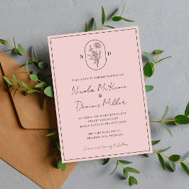Invitación Flor del Mes | Julio | Boda Totalmente Personaliza