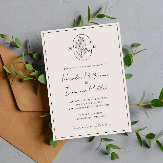 Invitación Flor del Mes | Mayo | Boda Totalmente Personalizab (Subido por el creador)