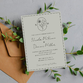 Invitación Flor del Mes | Septiembre | Boda Totalmente Person
