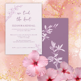 Invitación Flor eterna "atada al nudo" Boda