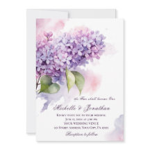 Flor Lilac Biblia cristiana Verse Boda