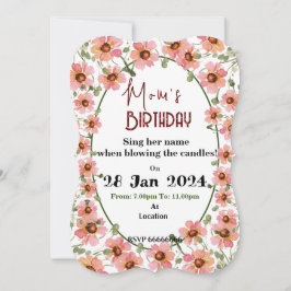 Invitación Flor silvestre