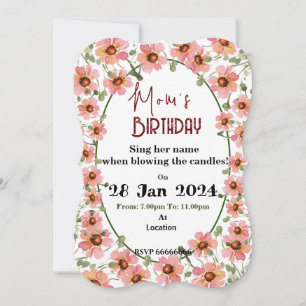 Invitación Flor silvestre