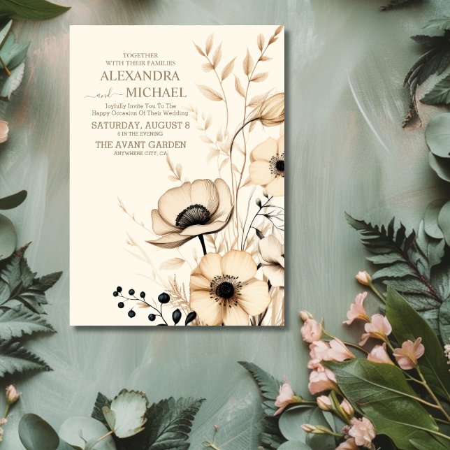 Invitación Flor silvestre Boda Boho Country Floral (Subido por el creador)