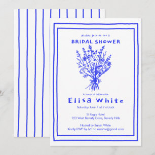 Invitación Flor silvestre Bouquet Rustic Whimsical Bridal Sho