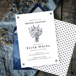 Invitación Flor silvestre Bouquet Rustic Whimsical Bridal Sho