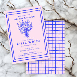 Invitación Flor silvestre Bouquet Rustic Whimsical Bridal Sho