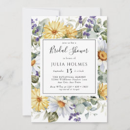 Invitación Flor silvestre de Bloom | Meadow Floral | Ducha de