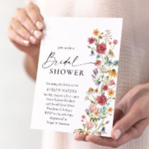 Flor silvestre ducha de novia