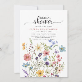 Invitación Flor silvestre Floral Bridal Shower