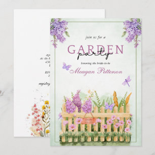 Invitación Flor silvestre Floral Spring Bridal Shower