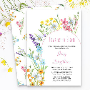 Invitación Flor silvestre Meadow Arch Bridal Shower