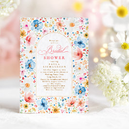 Invitación Flor silvestre Meadow Garden Floral Bridal Shower