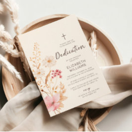 Invitación Flor silvestre moderna | Dedicación Jardín Botánic