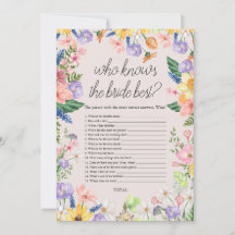 Flor silvestre que conoce a la novia como la carta