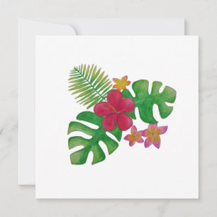 Invitación Flor tropical
