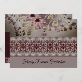 Invitación Flora acuarela Artsy