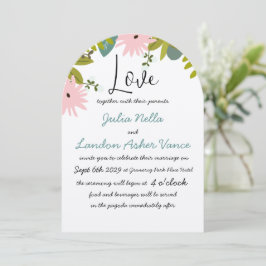 Invitación Flora and Fauna Invitation