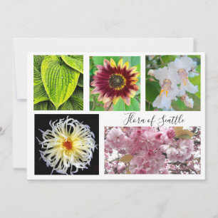 Invitación flora de Seattle