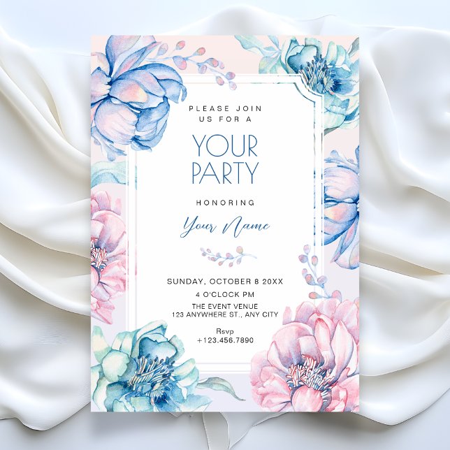 Invitación Floración floral  (Subido por el creador)