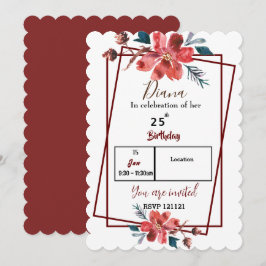 Invitación Floral