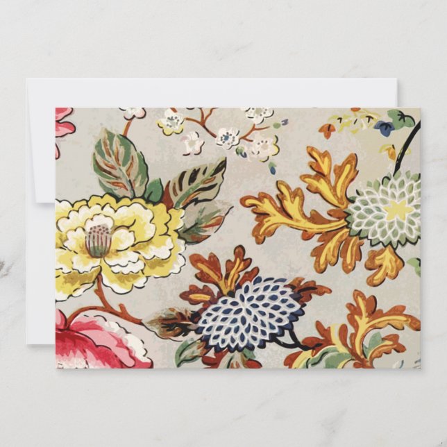 Invitación floral (Anverso)