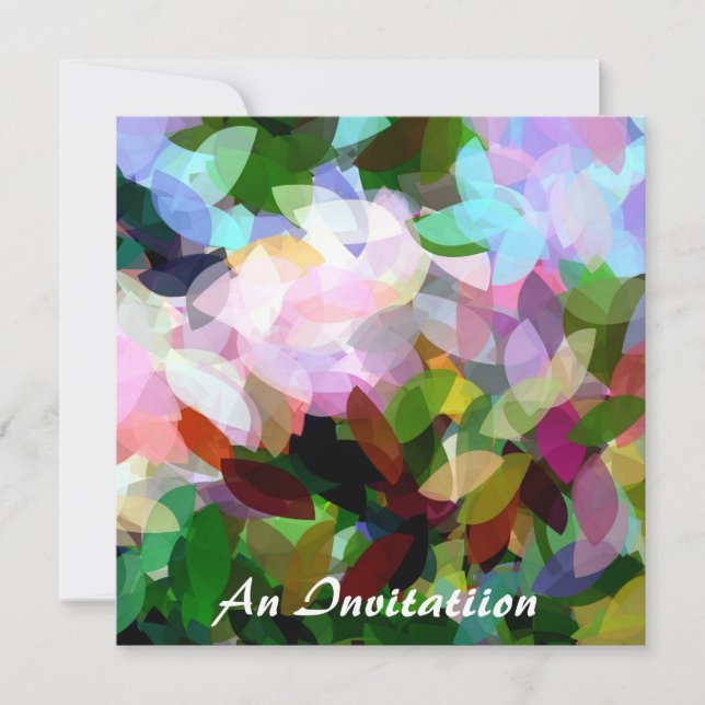 INVITACIÓN FLORAL (Anverso)