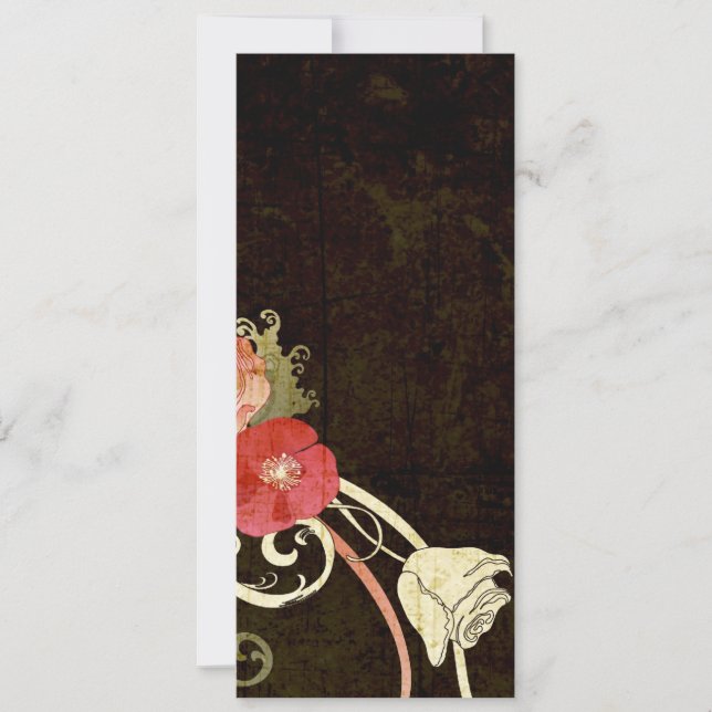 Invitación floral (Anverso)